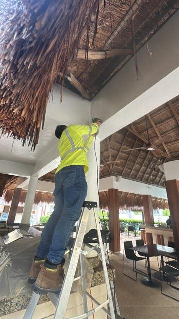 Instalación en restaurante de hotel