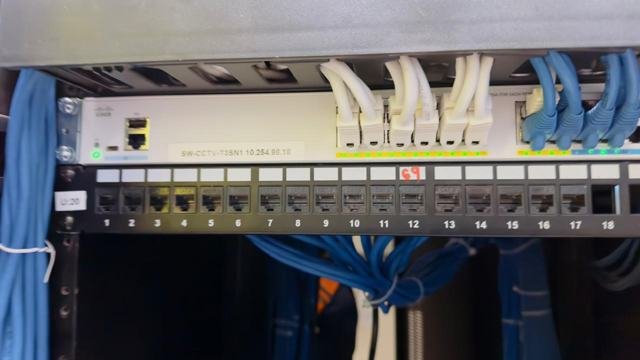 Patch panel terminado